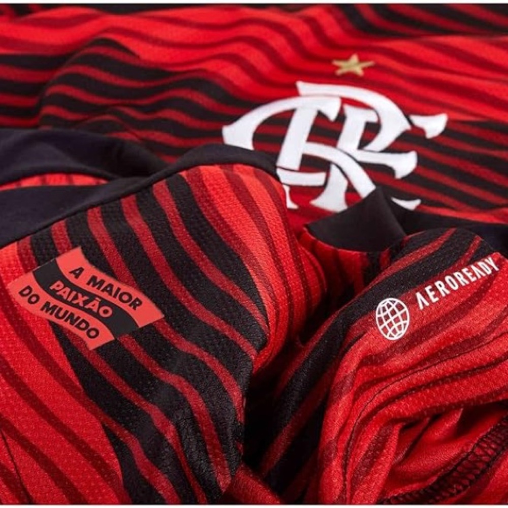 Adidas CR Flamengo Brazil Home Jersey – 2022/23 - Picture 6 of 8